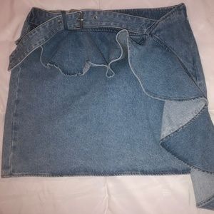 BLUE JEAN SKIRT